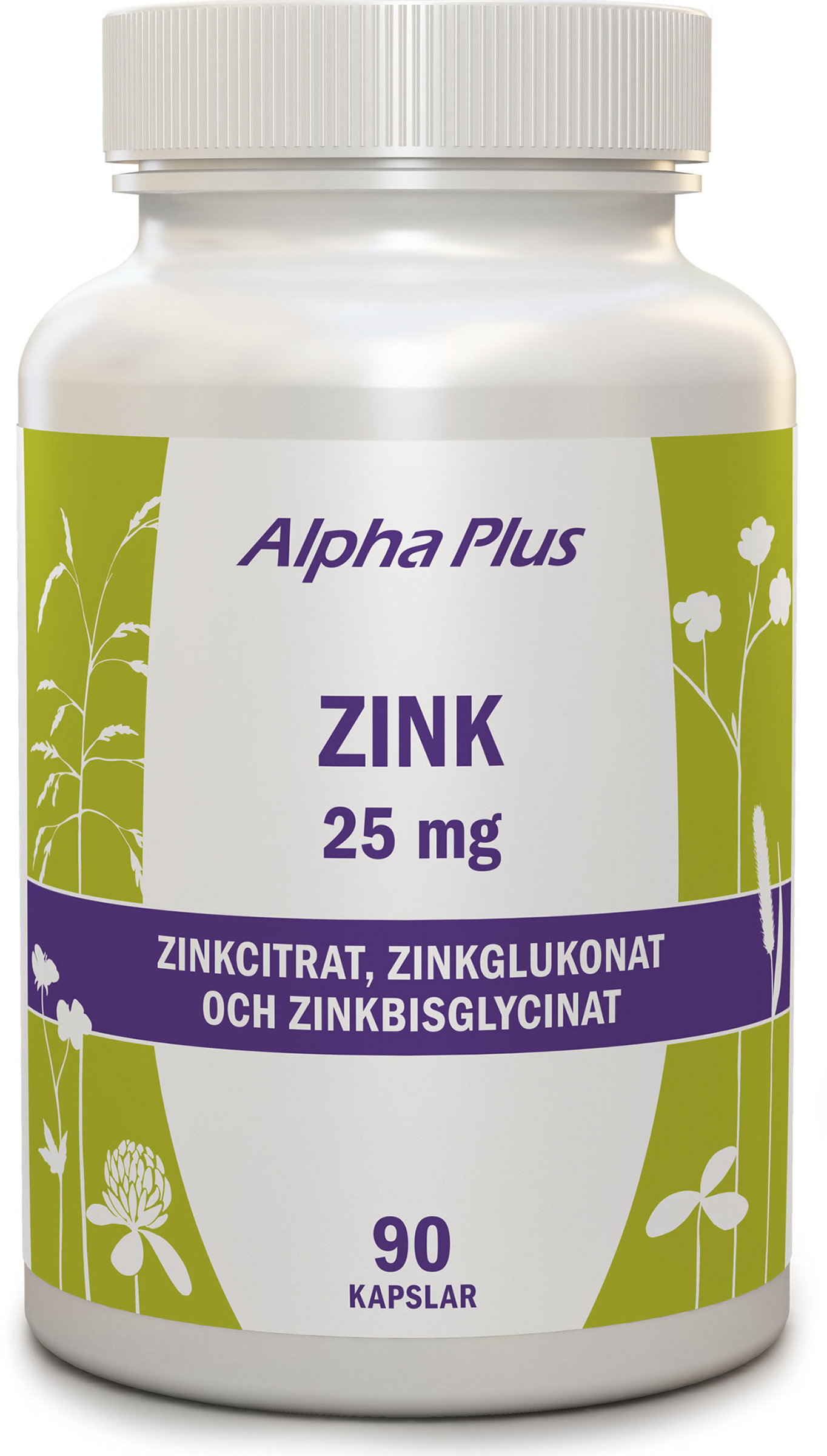 Alpha Plus Zink 25 mg 90 styck