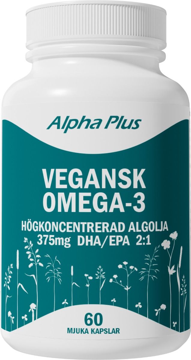 Alpha Plus Vegansk Omega 3 60 styck