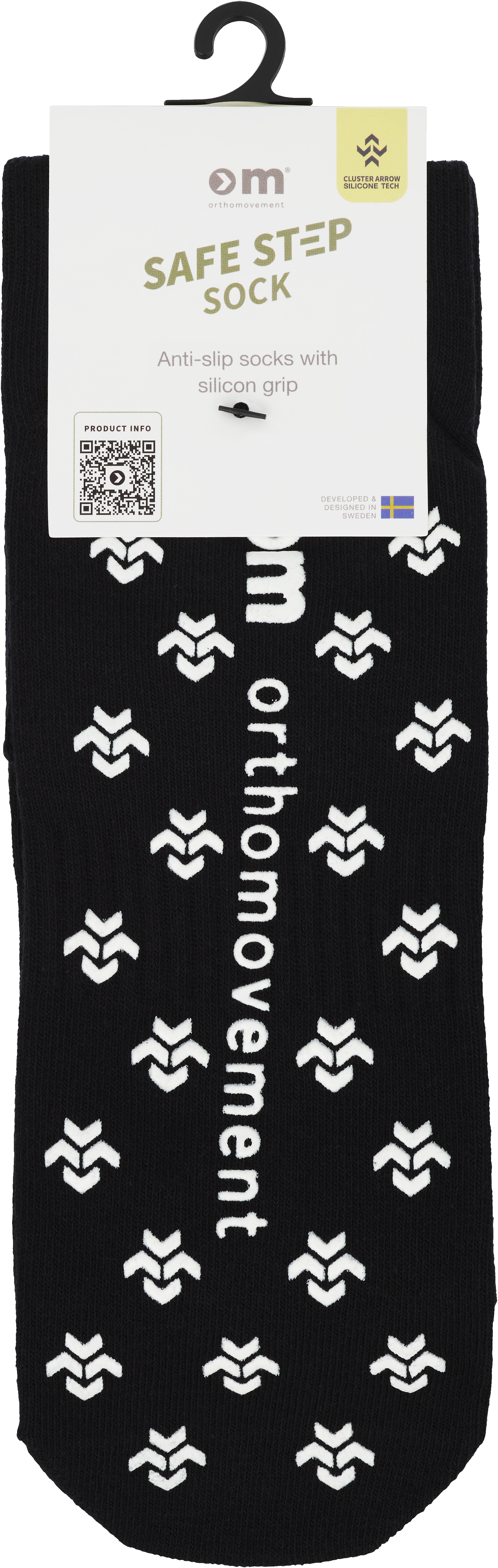 Ortho Mov Safe Step Sock - Black - 44-47
