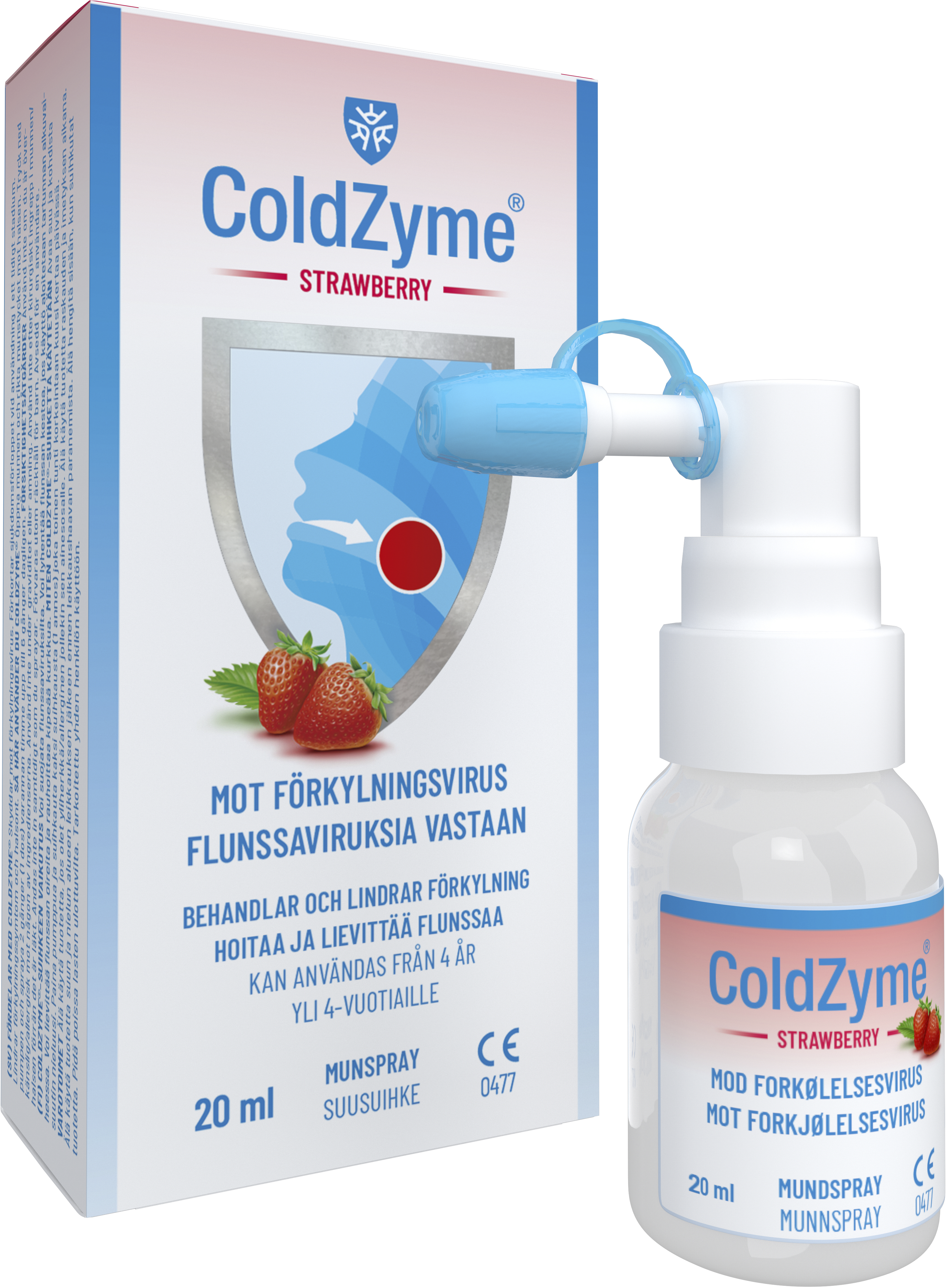 Enzymatica AB Coldzyme Munspray Strawberry 20 ml