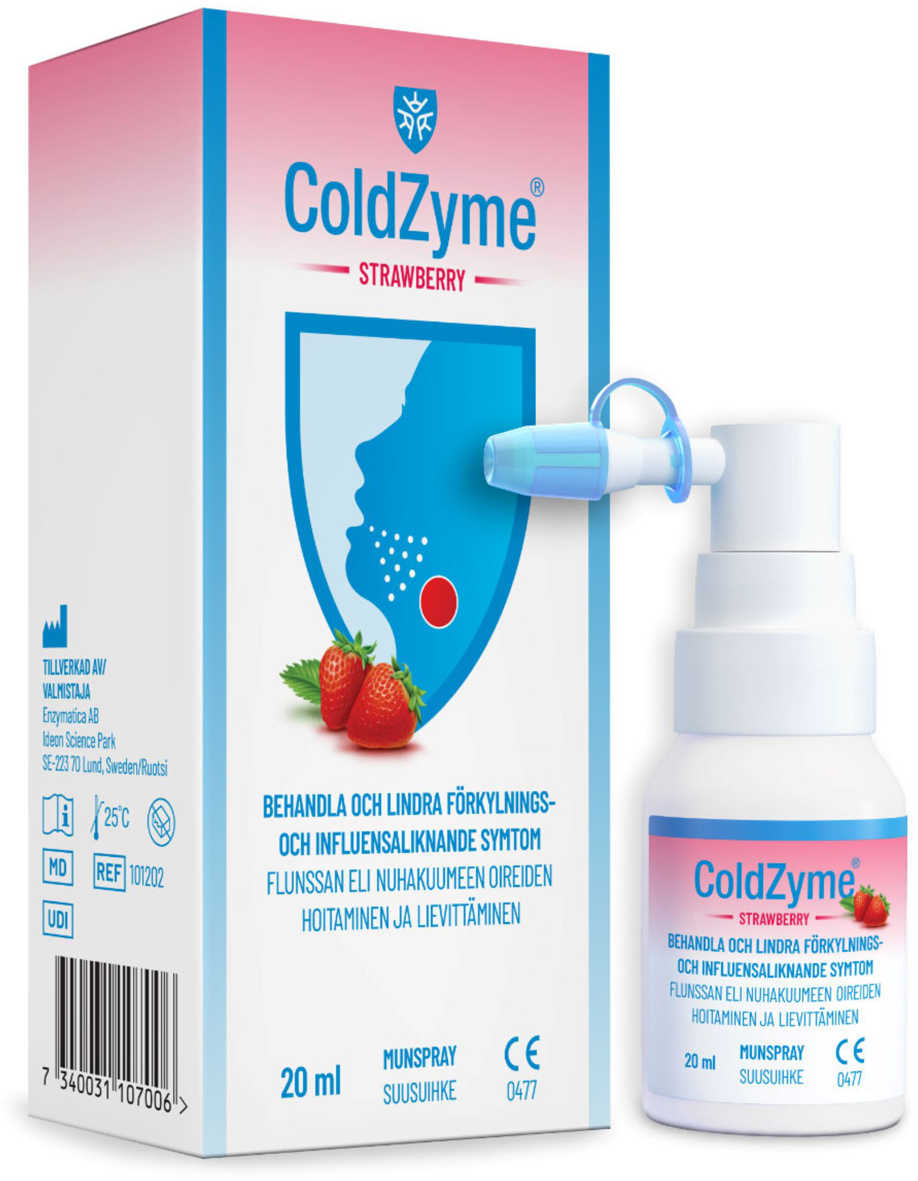 Coldzyme Munspray Strawberry 20 ml