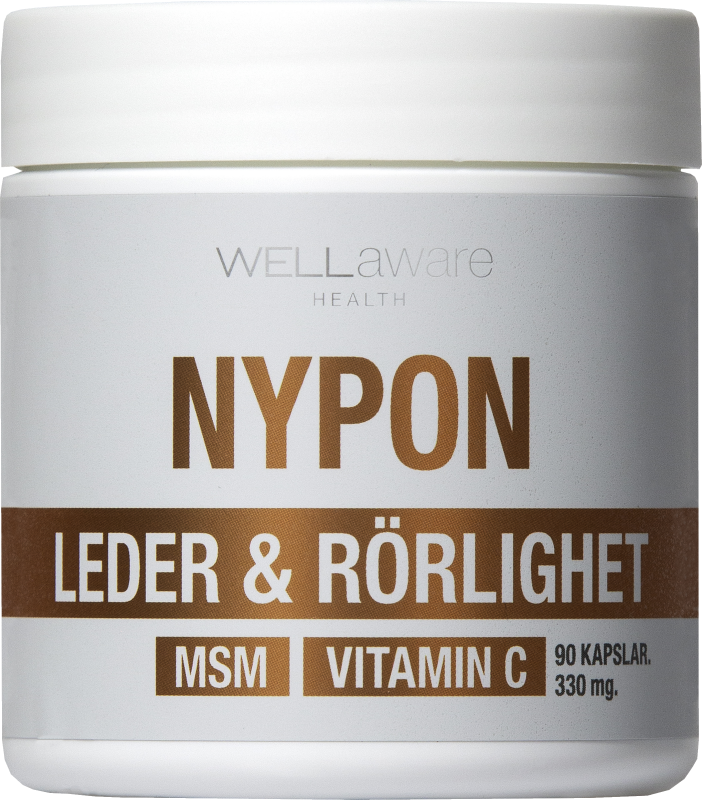 WellAware Nypon+MSM+Vitamin C Kapslar 90 styck