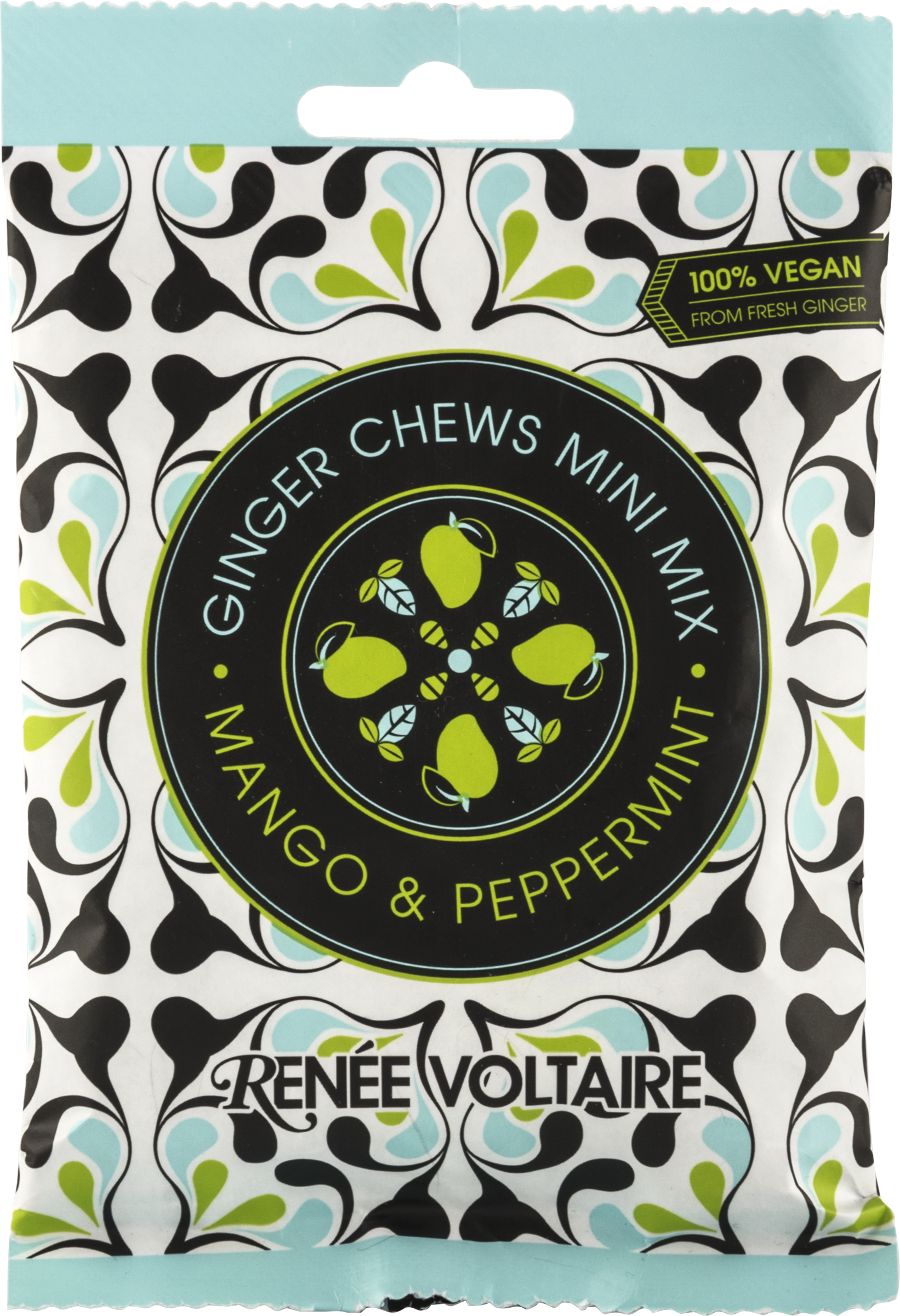 Renée Voltaire Ginger Chews Mini Mix Mango & Peppermint 48 g