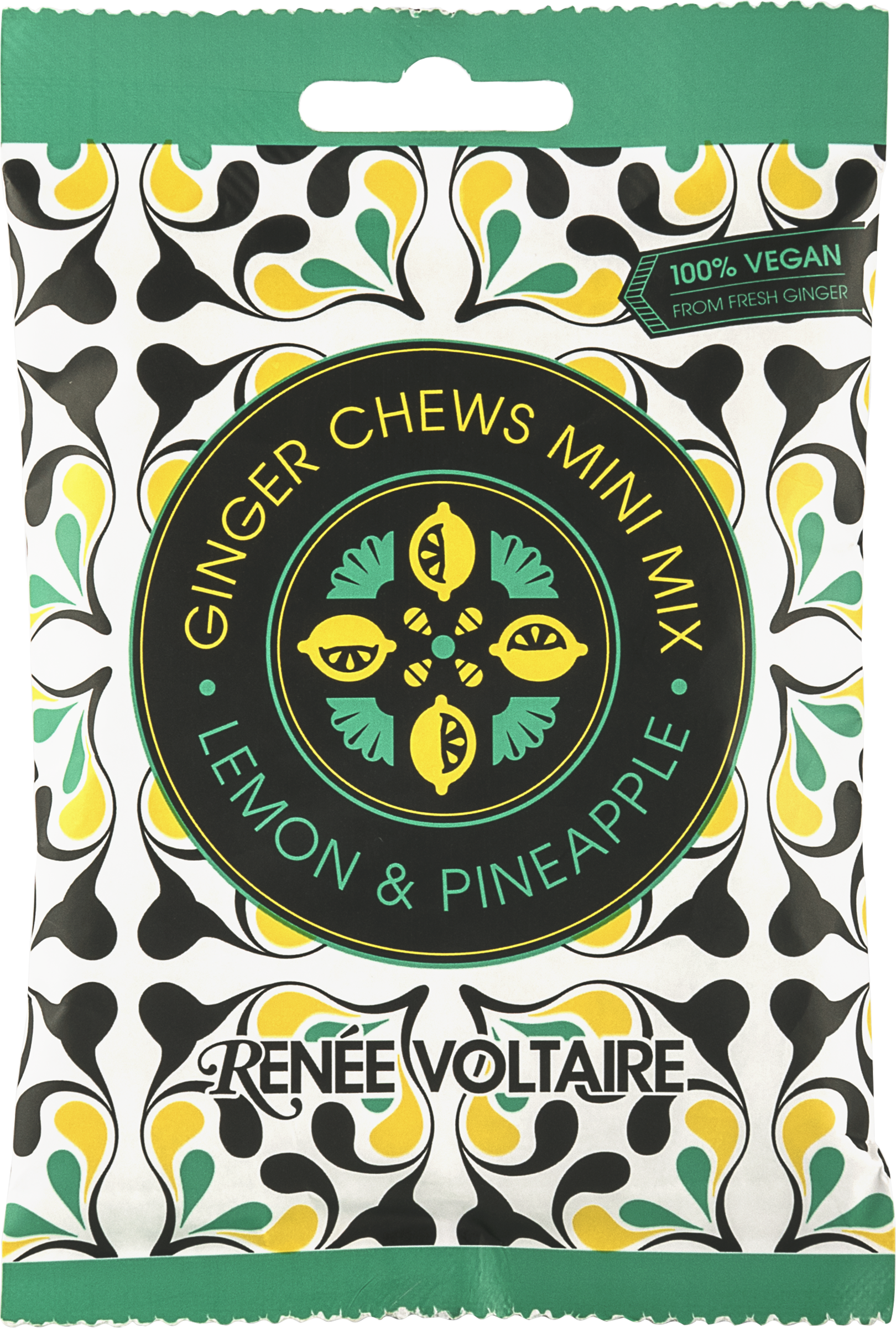 Renée Voltaire Ginger Chews Mini Mix Lemon & Pineapple 48 g