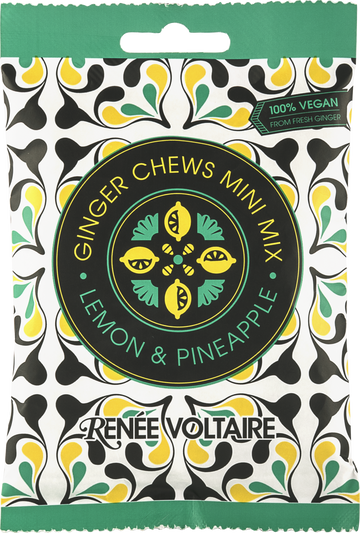 Renée Voltaire Ginger Chews Mini Mix Lemon & Pineapple