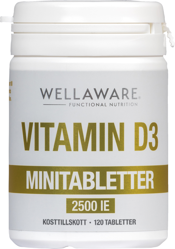 WellAware Vitamin D3 2500 IE 120 styck