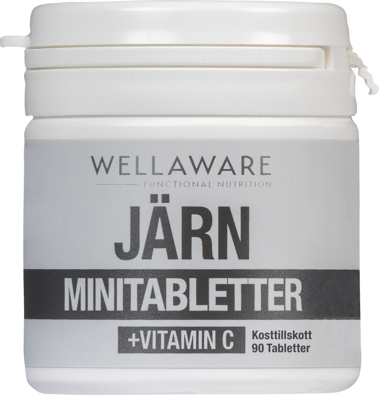 WellAware Järn och Vitamin C minitabletter 90 styck