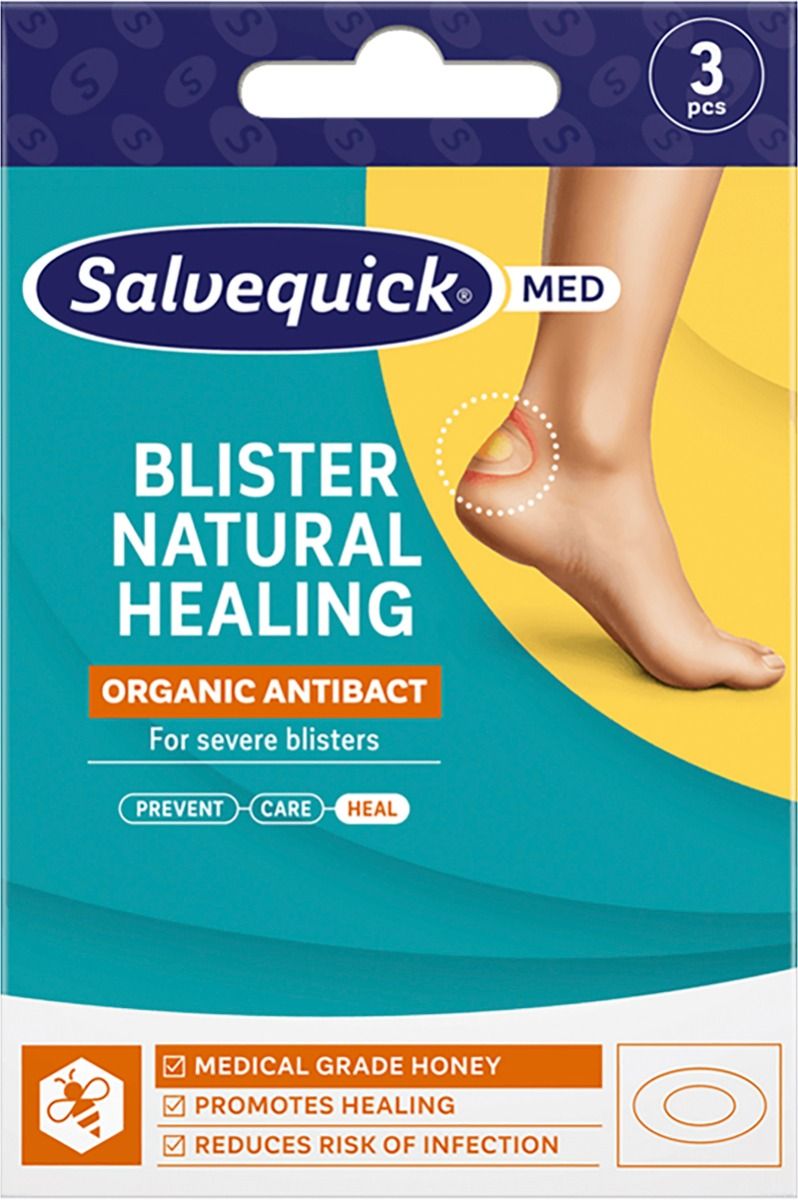 Salvequickmed blister natural healing heel