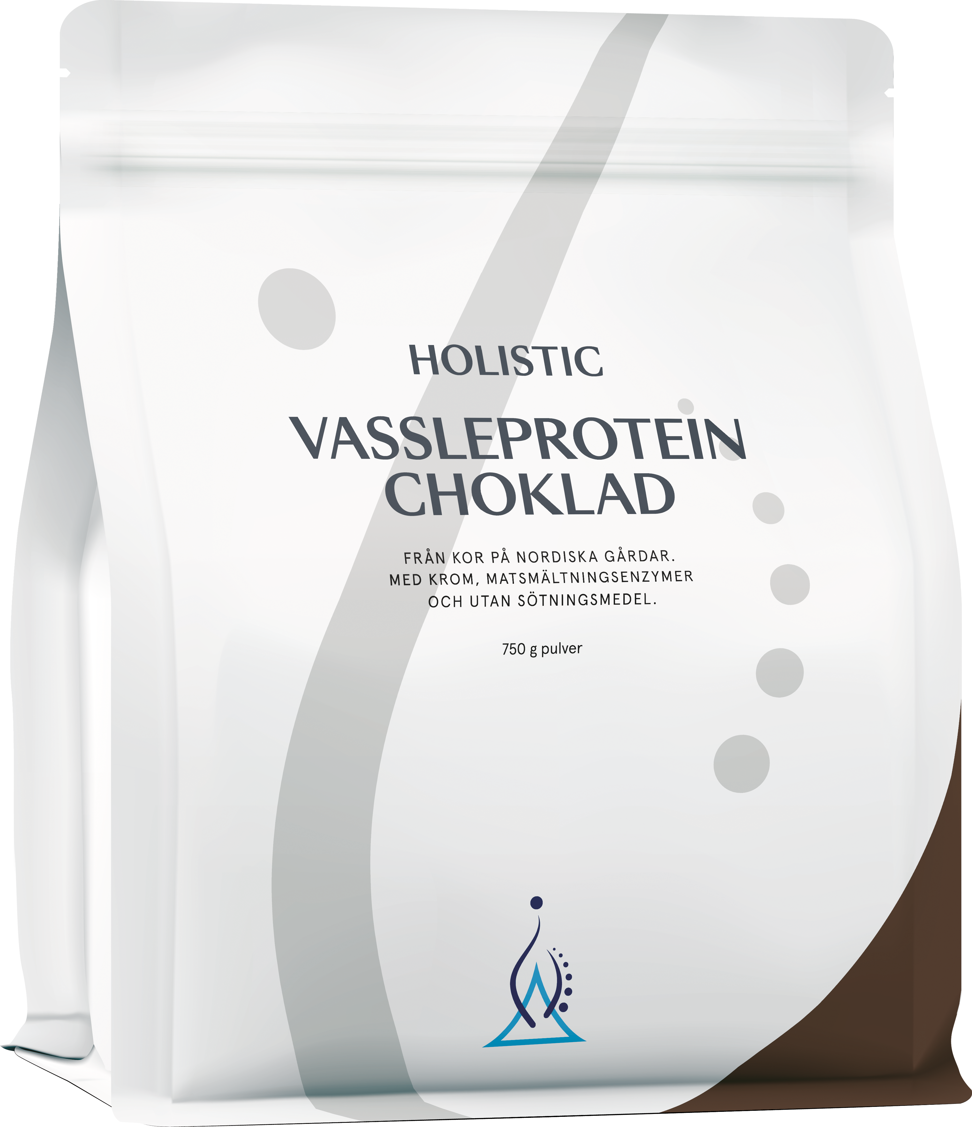 Holistic Vassleprotein choklad zippåse 750 g