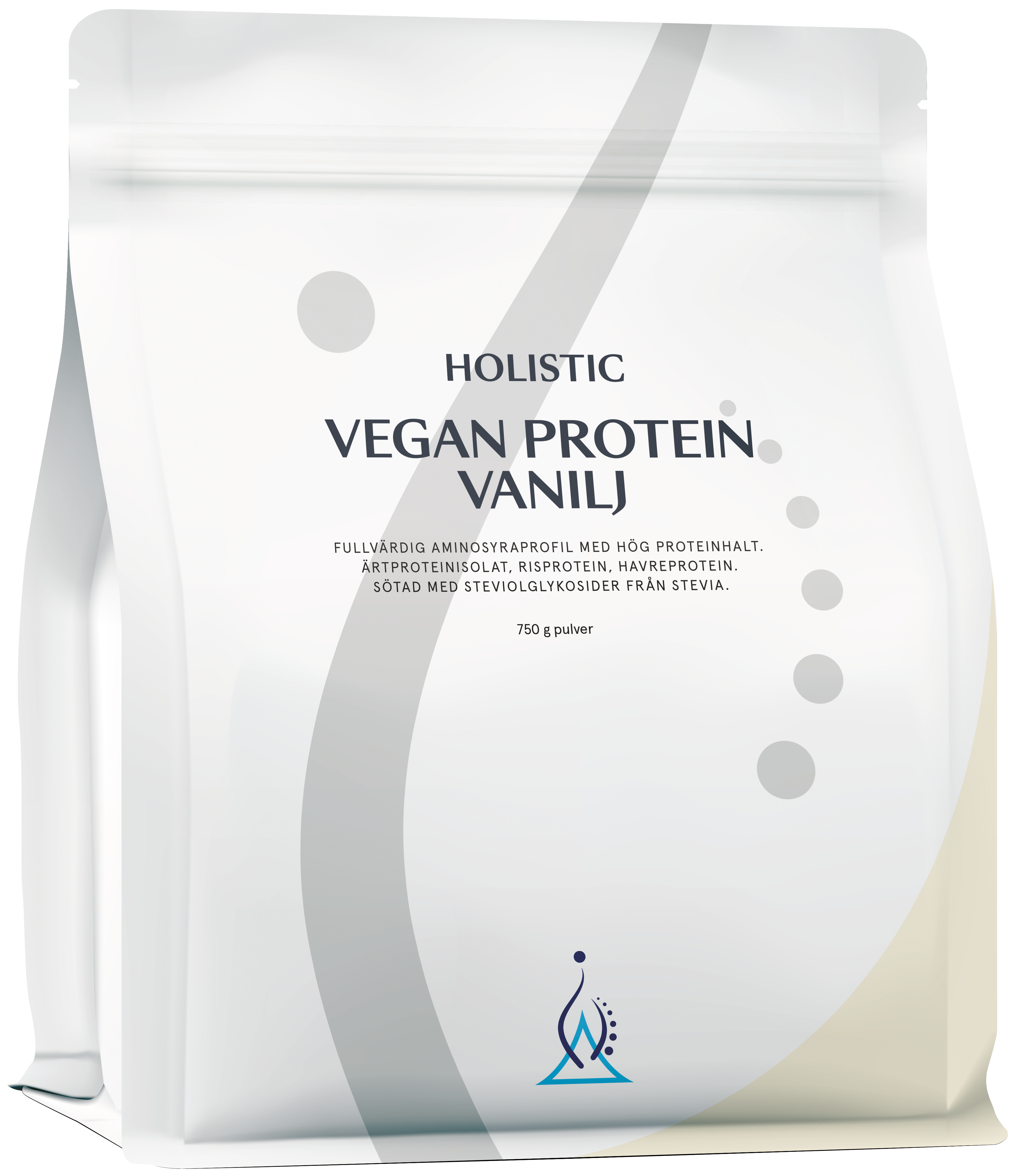 Holistic Vegan protein vanilj 750 g