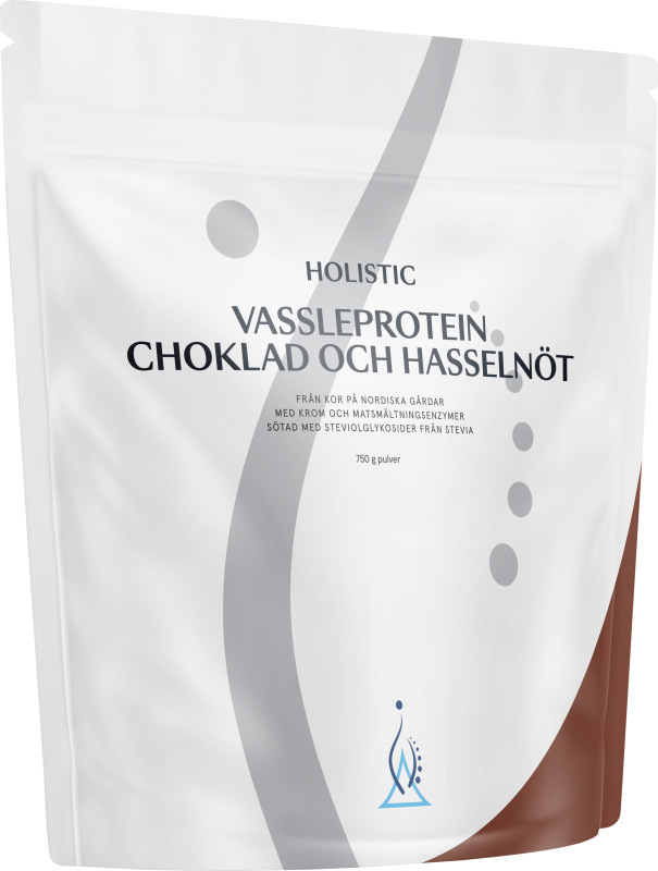 Holistic Vassleprotein choklad och hasselnöt, 750 g 750 g