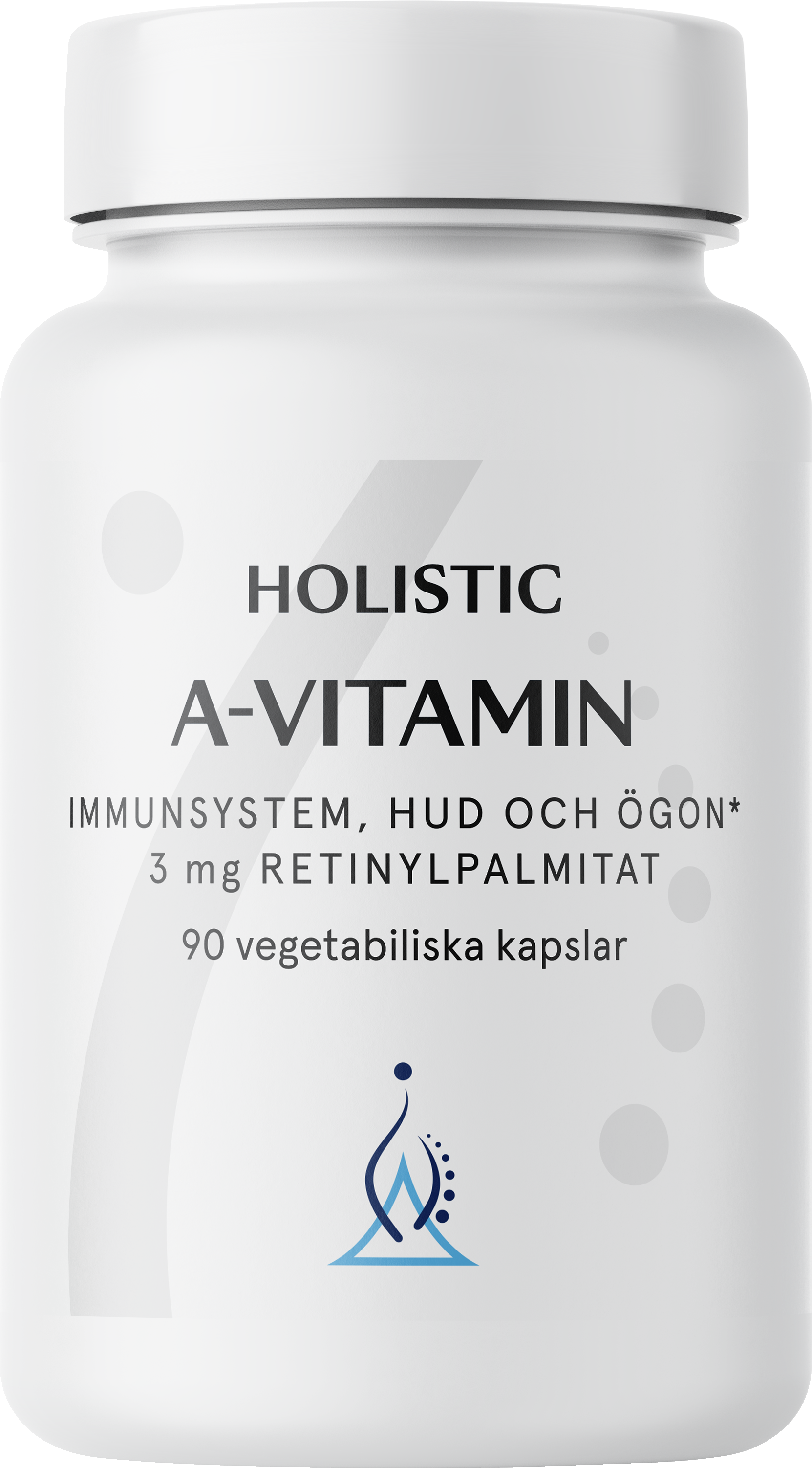 Holistic A-vitamin - 3 mg retinylpalmitat, 90 vegetabiliska kapslar