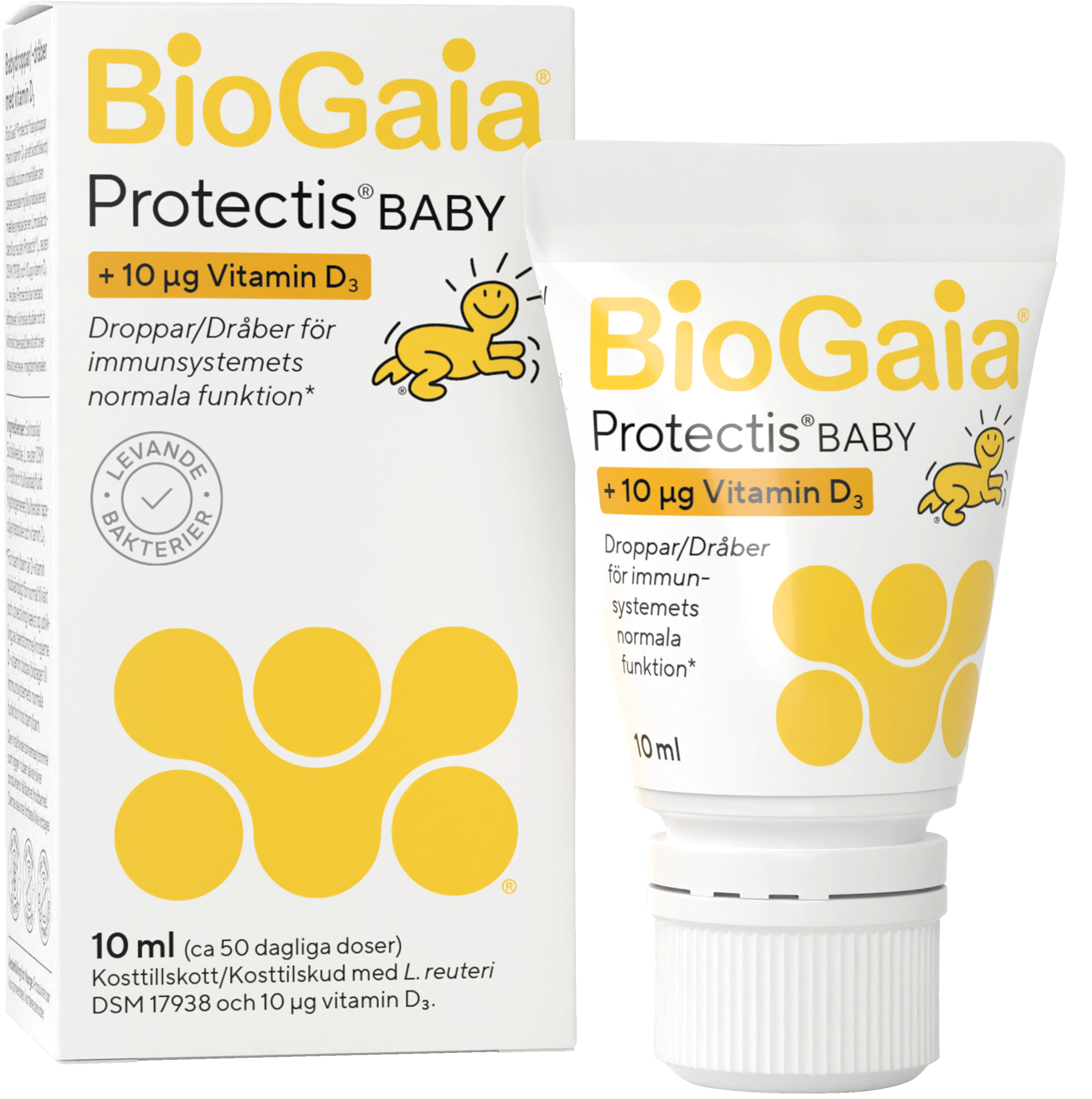 BioGaia Protectis droppar med vitamin D 10 ml