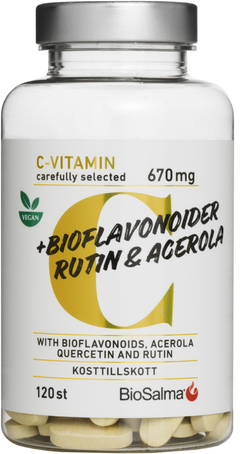 Biosalma C-vitamin + bioflavonoider