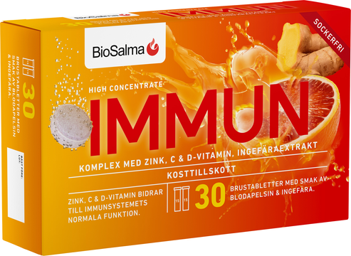 BioSalma Immun C+D-vitamin Zink