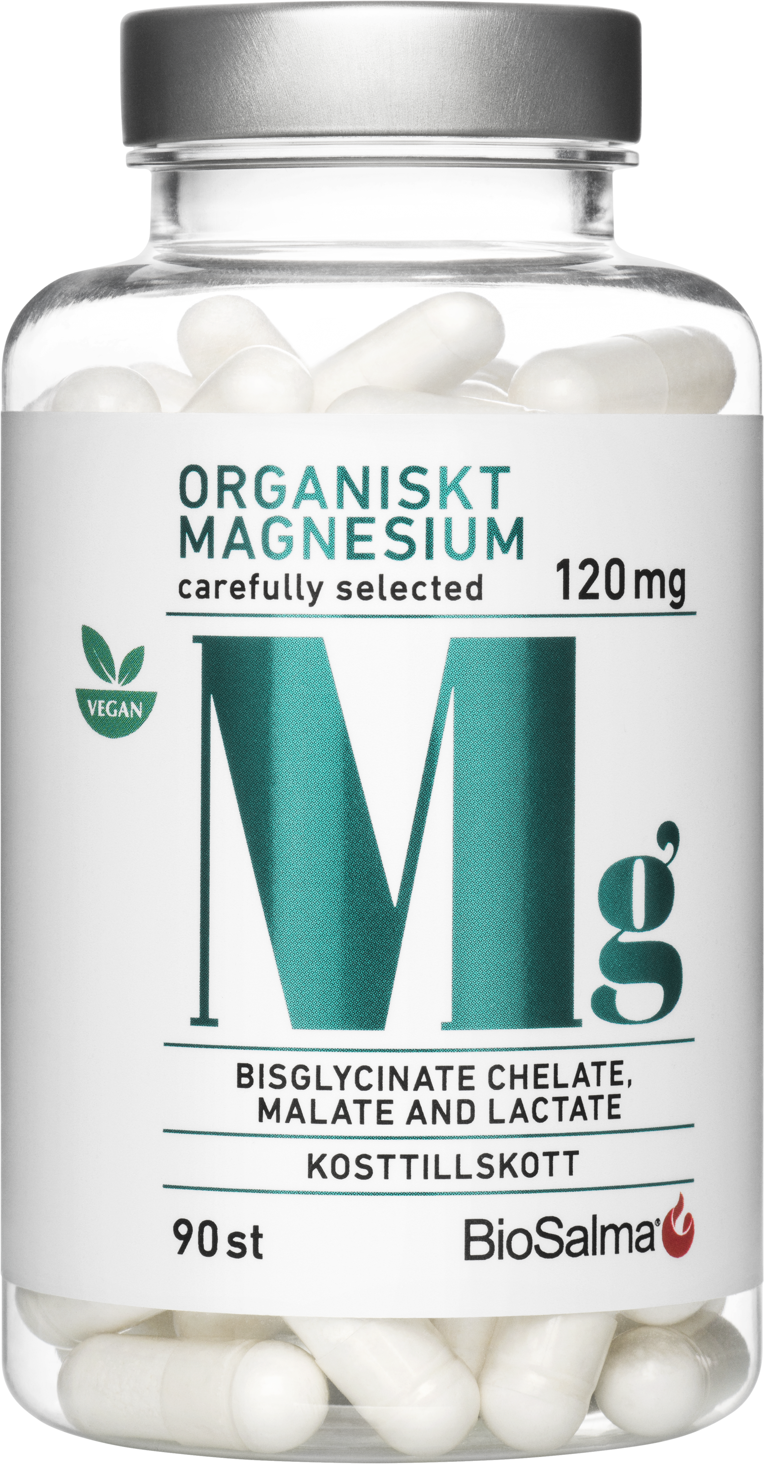 BioSalma Organiskt Magnesium 120mg 