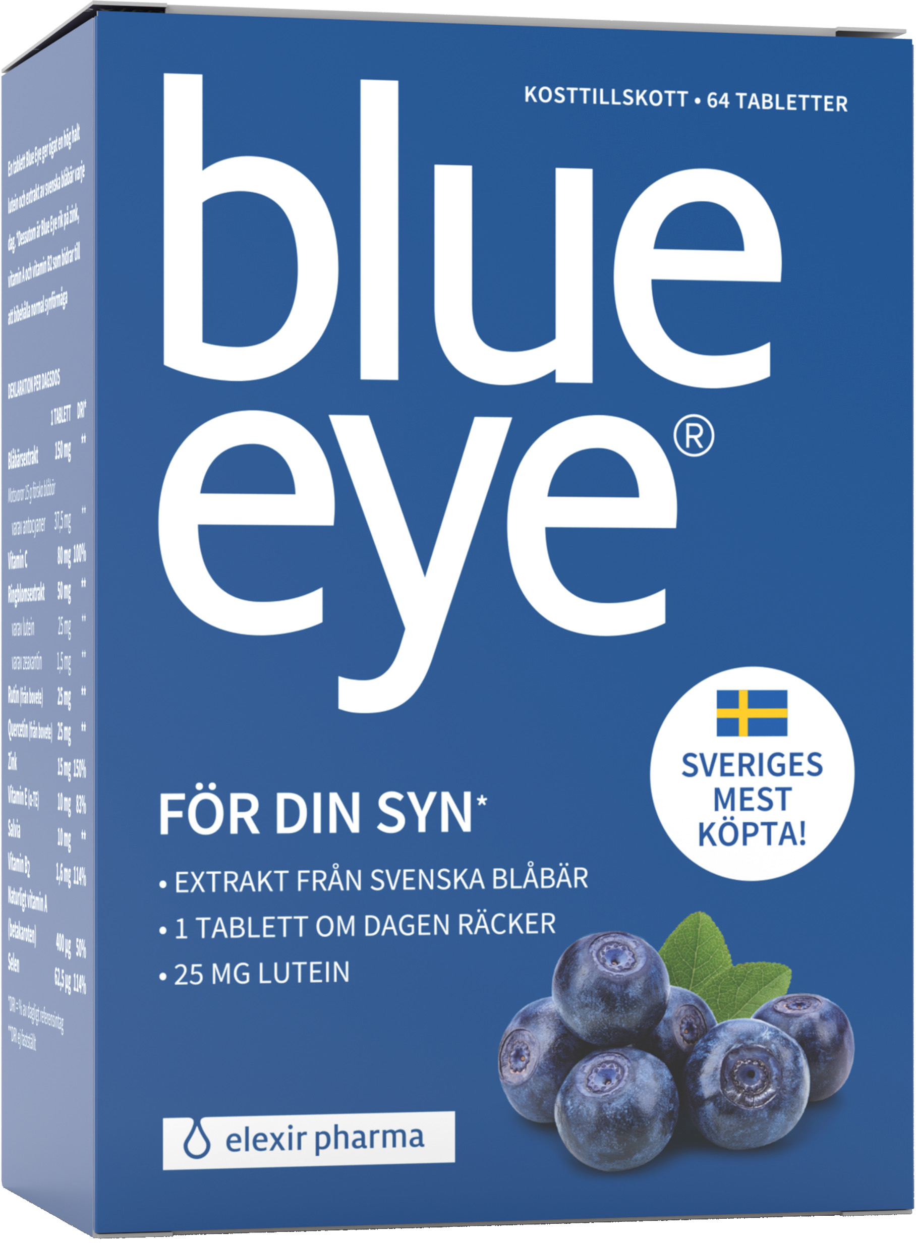 Elexir Pharma AB Blue Eye 64 st