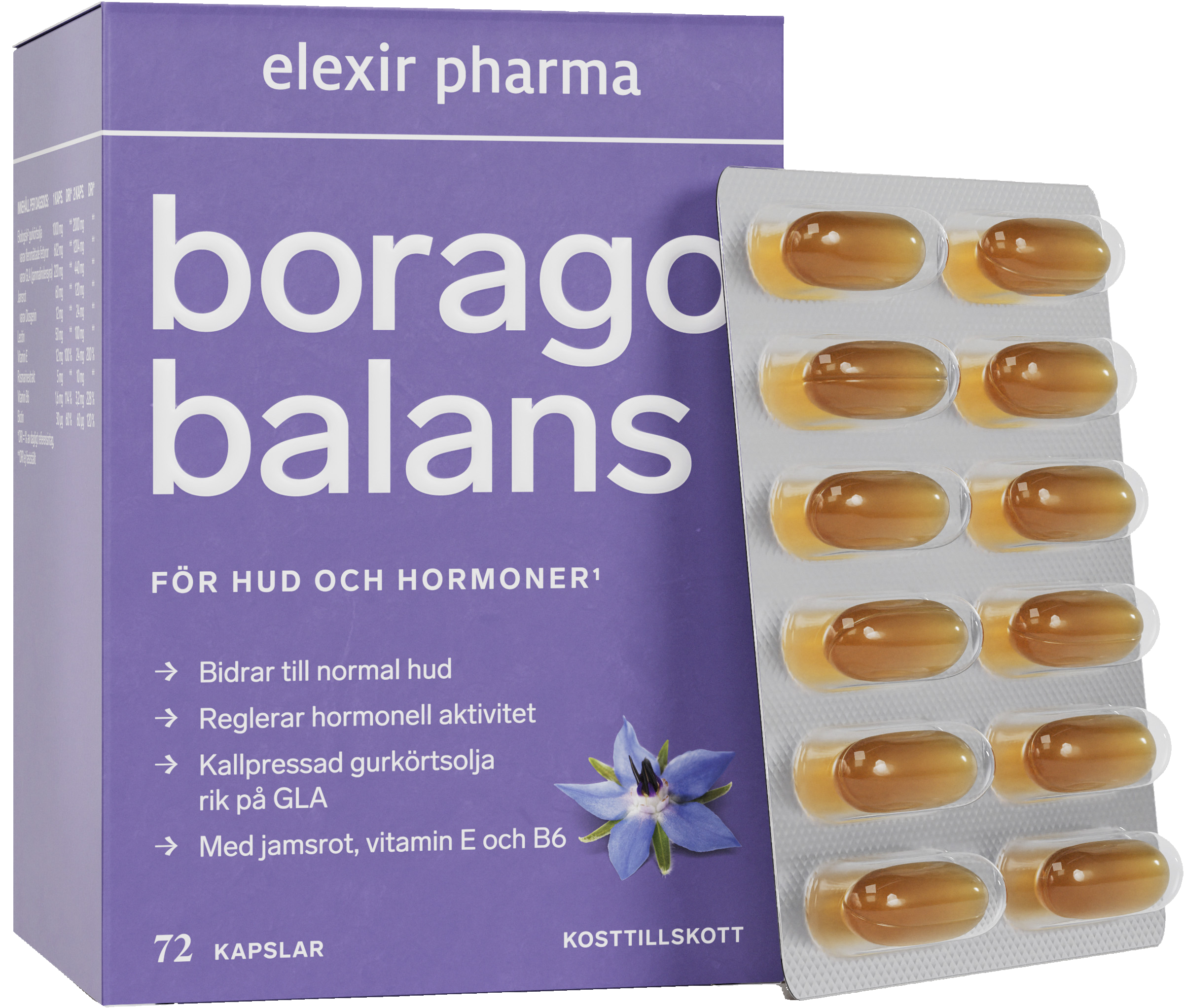 Elexir Pharma Borago Hud & Hormoner
