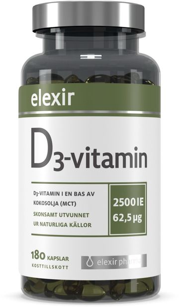 Elexir Pharma D3-vitamin 2500IE