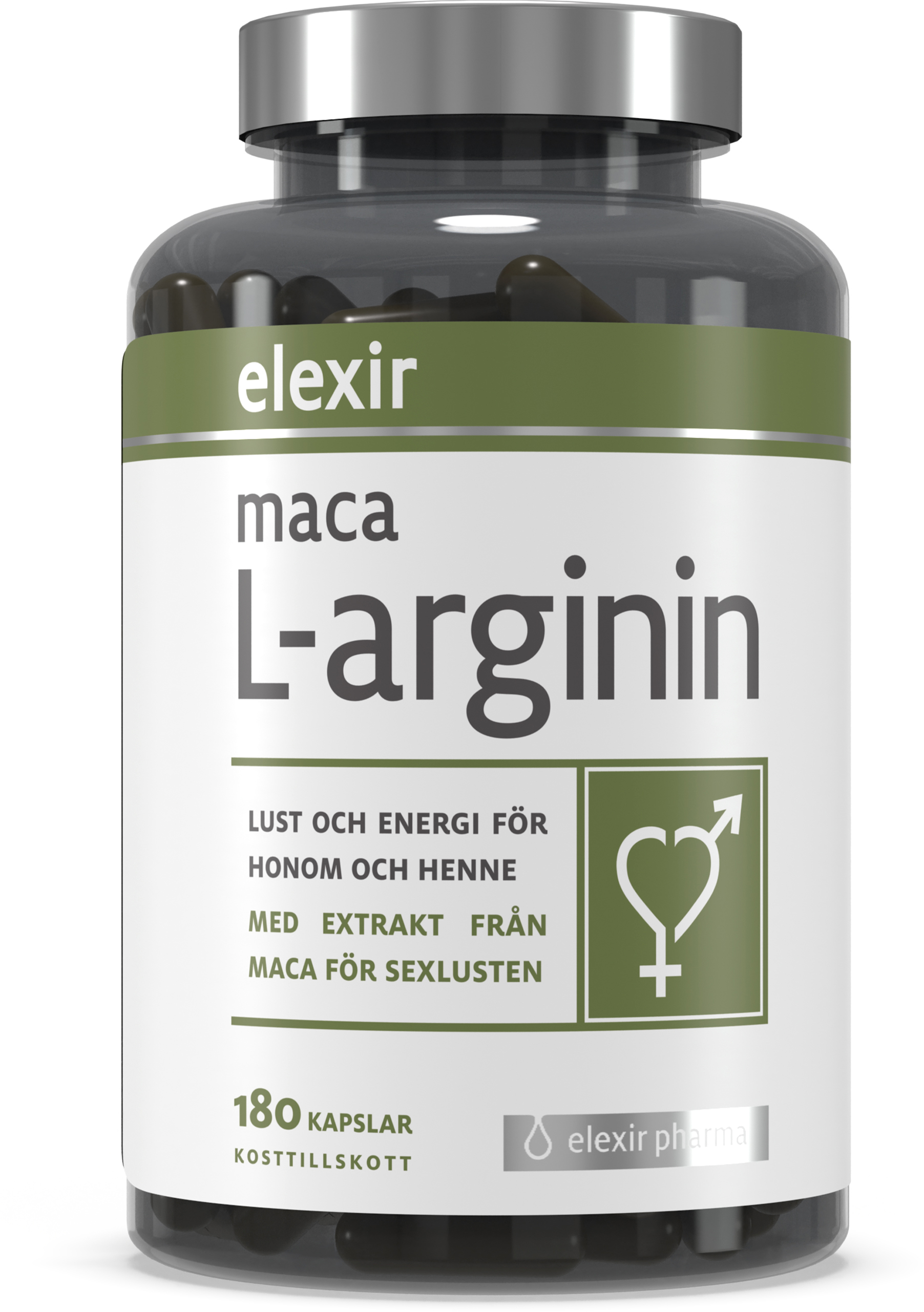 Elexir Pharma Maca L-arginin 180 st
