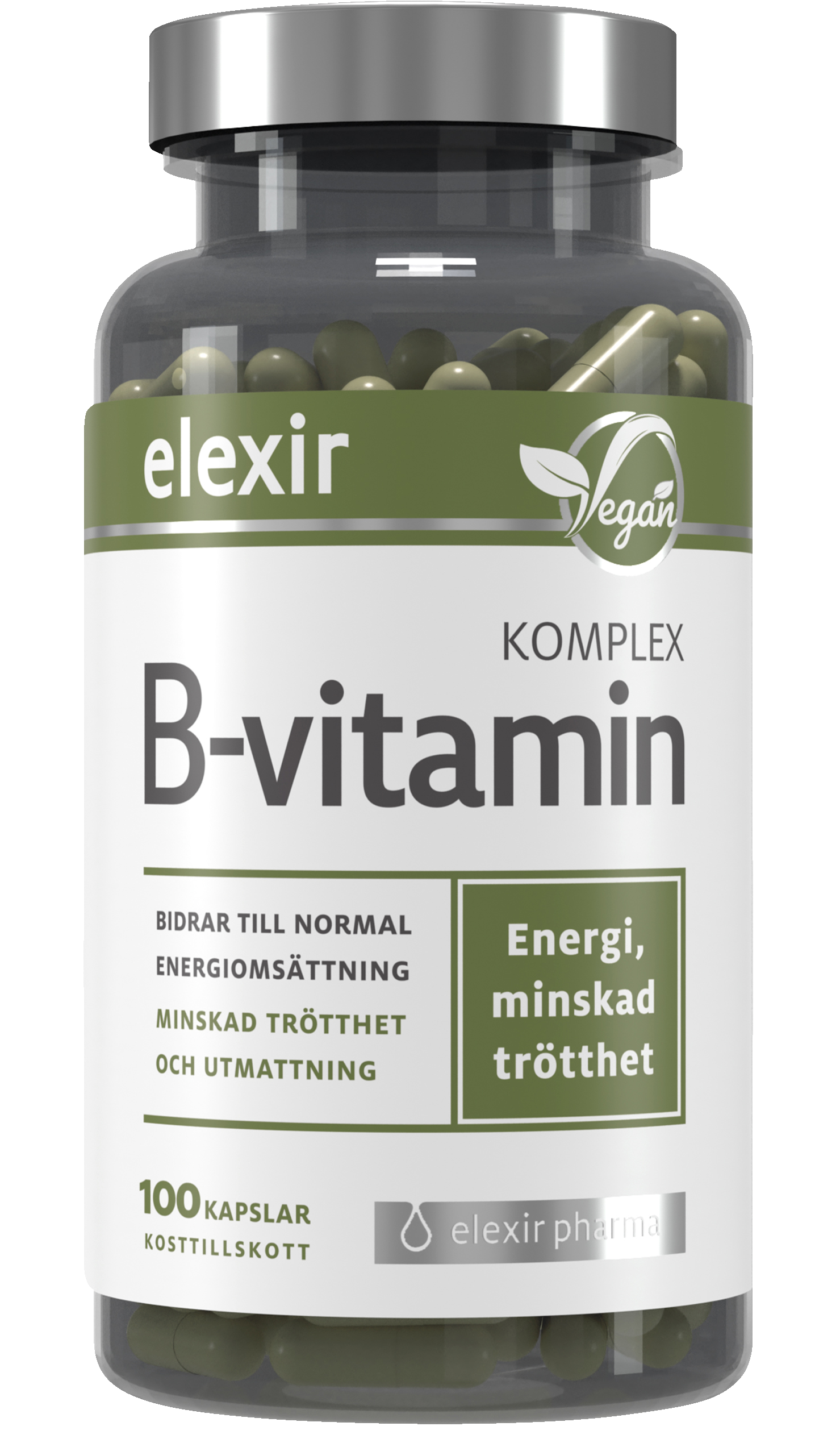 Elexir Pharma B-vitamin Komplex 100st