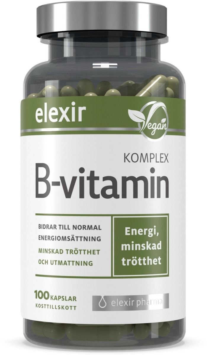 Elexir Pharma B-vitamin Komplex 100 styck