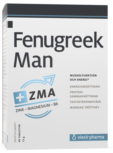 Elexir Pharma Fenugreek Man Plus ZMA