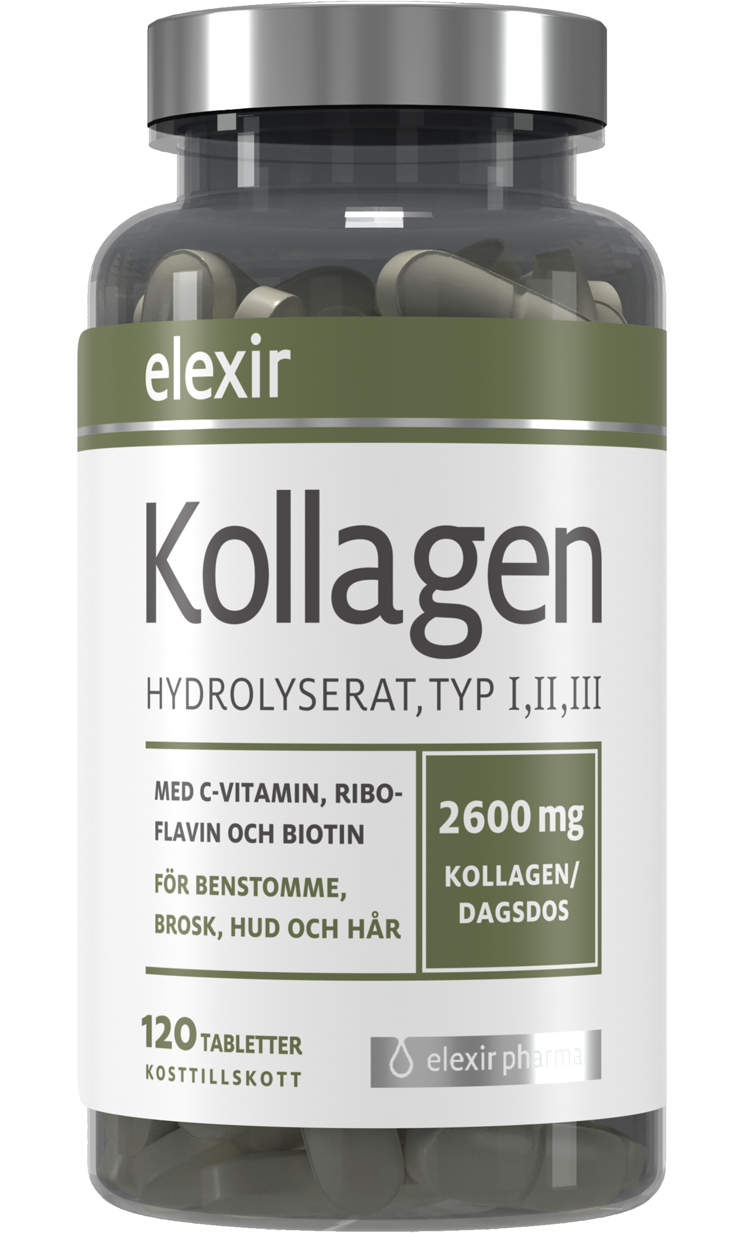 Elexir Pharma kollagen 120st