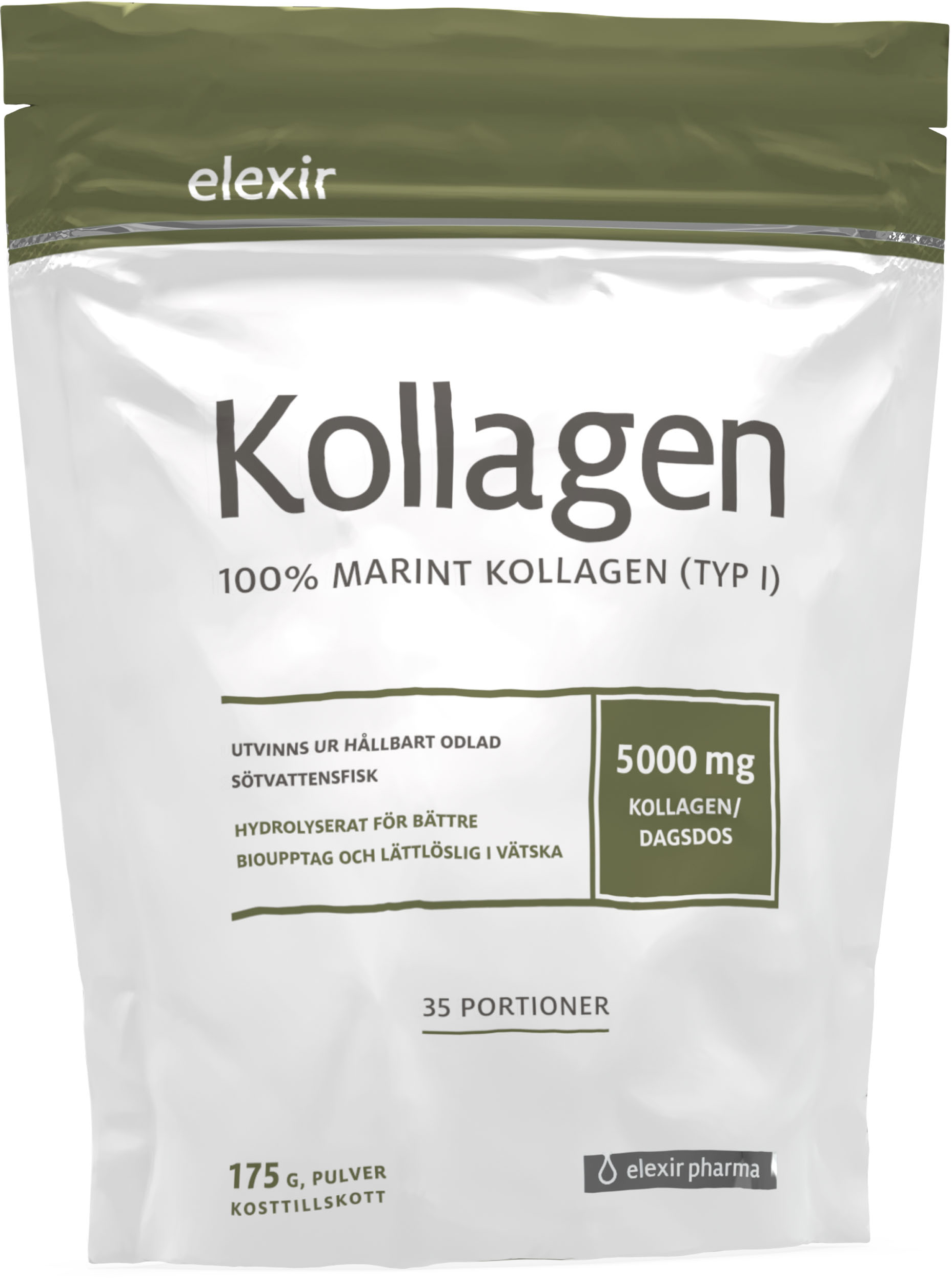 Elexir Pharma Kollagen Pulver 175 g
