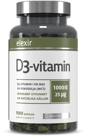 Elexir Pharma D3-Vitamin 1000 IE