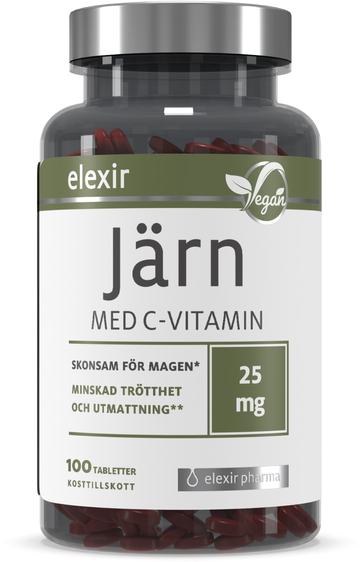 Elexir Pharma Järn plus C-Vitamin