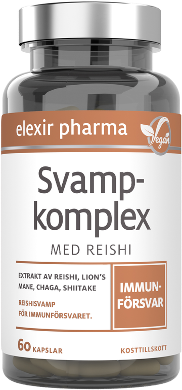 Elexir Pharma Svampkomplex med Reishi