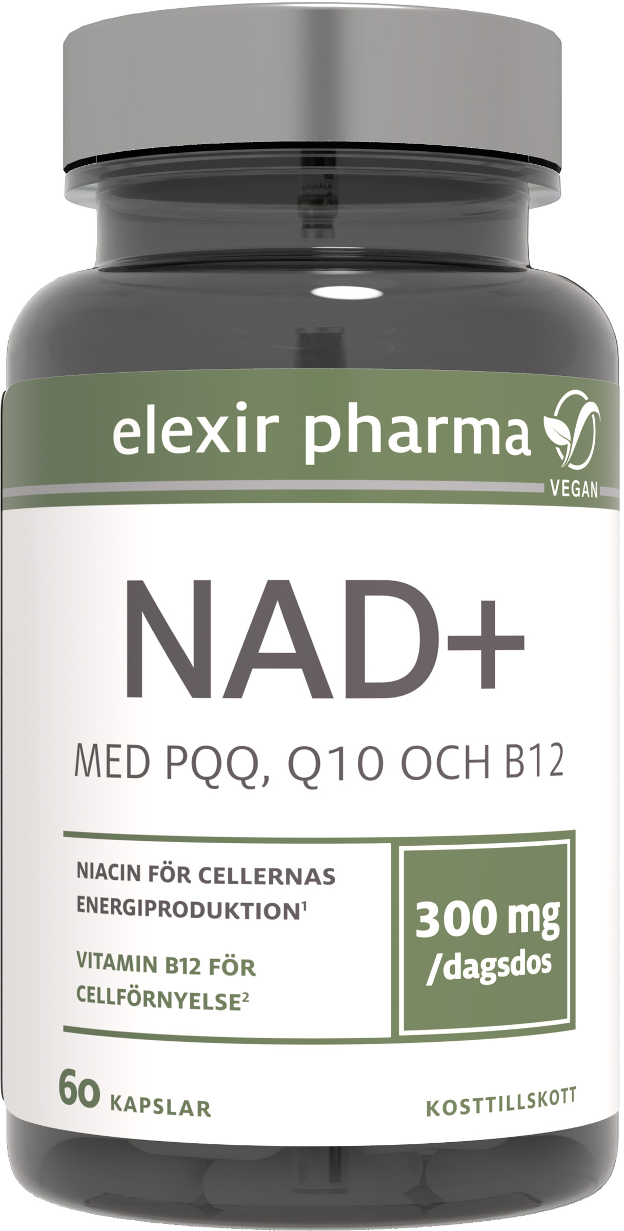 Elexir Pharma NAD+ 60 st