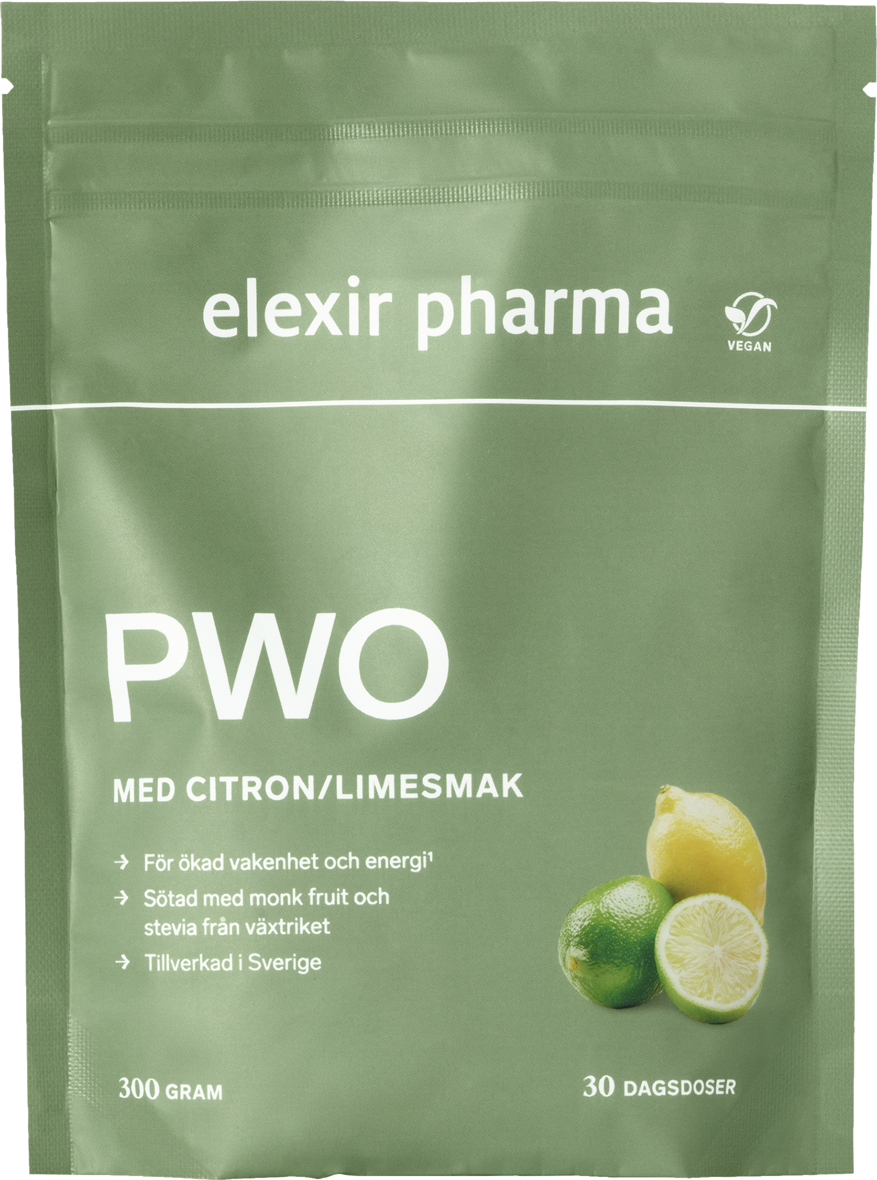 Elexir Pharma PWO Citron/Lime, 300g