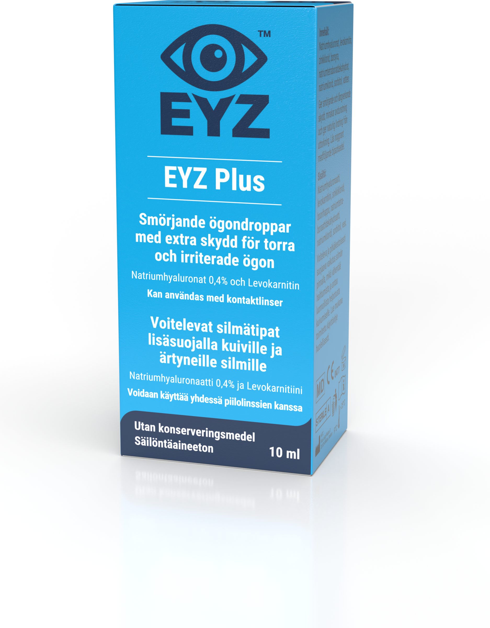 EYZ Plus Smörjande Ögondroppar 10 ml
