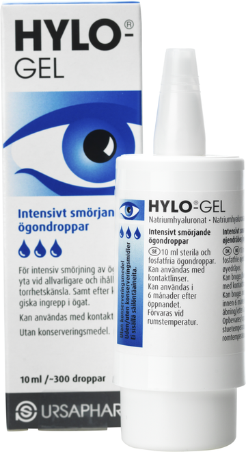 Hylo-Gel smörjande ögondroppar