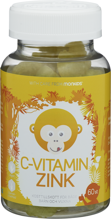 Monkids C-vitamin + Zink Fruktsmak