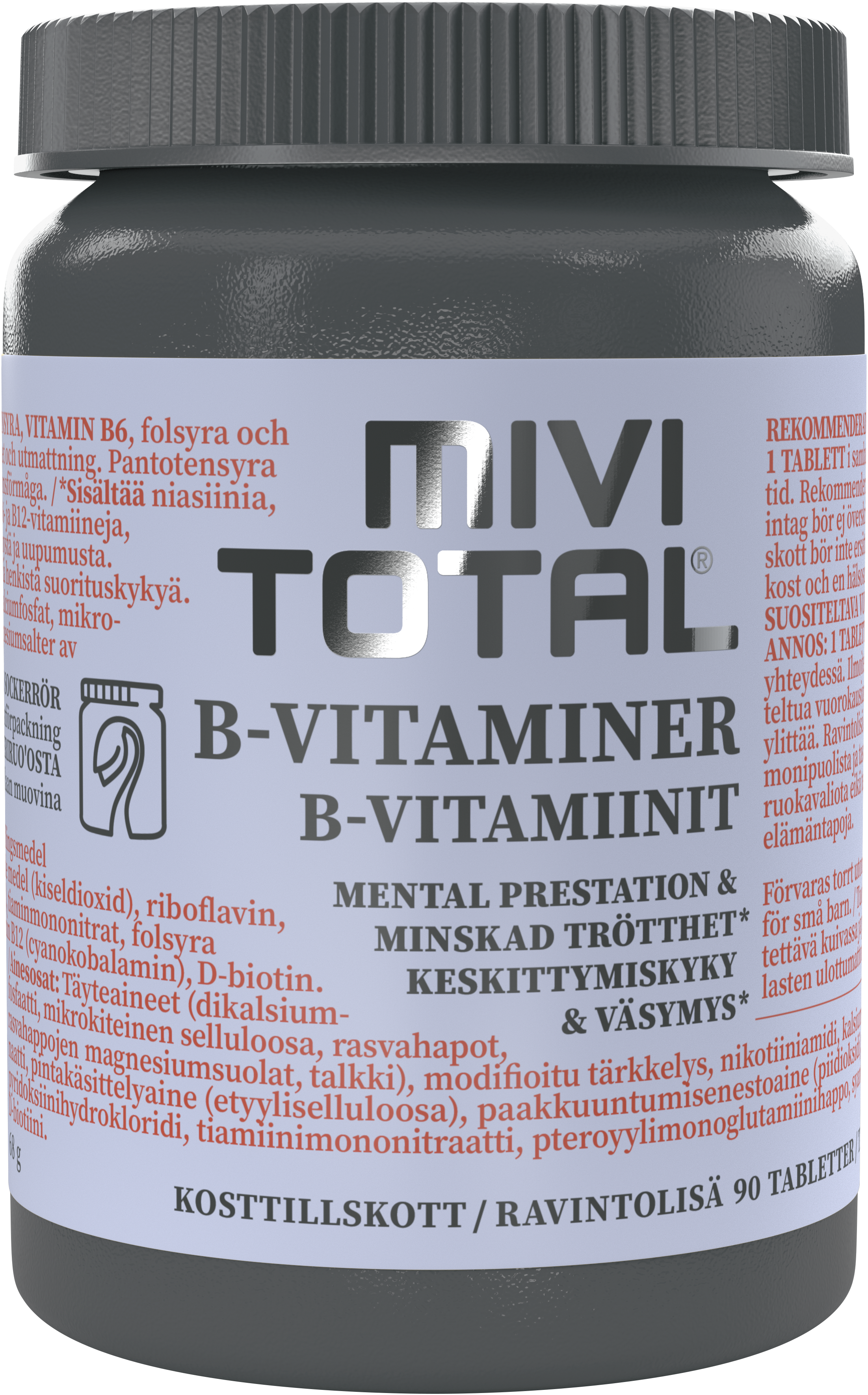 Midsona Sverige AB Mivitotal B-vitaminer 90 st