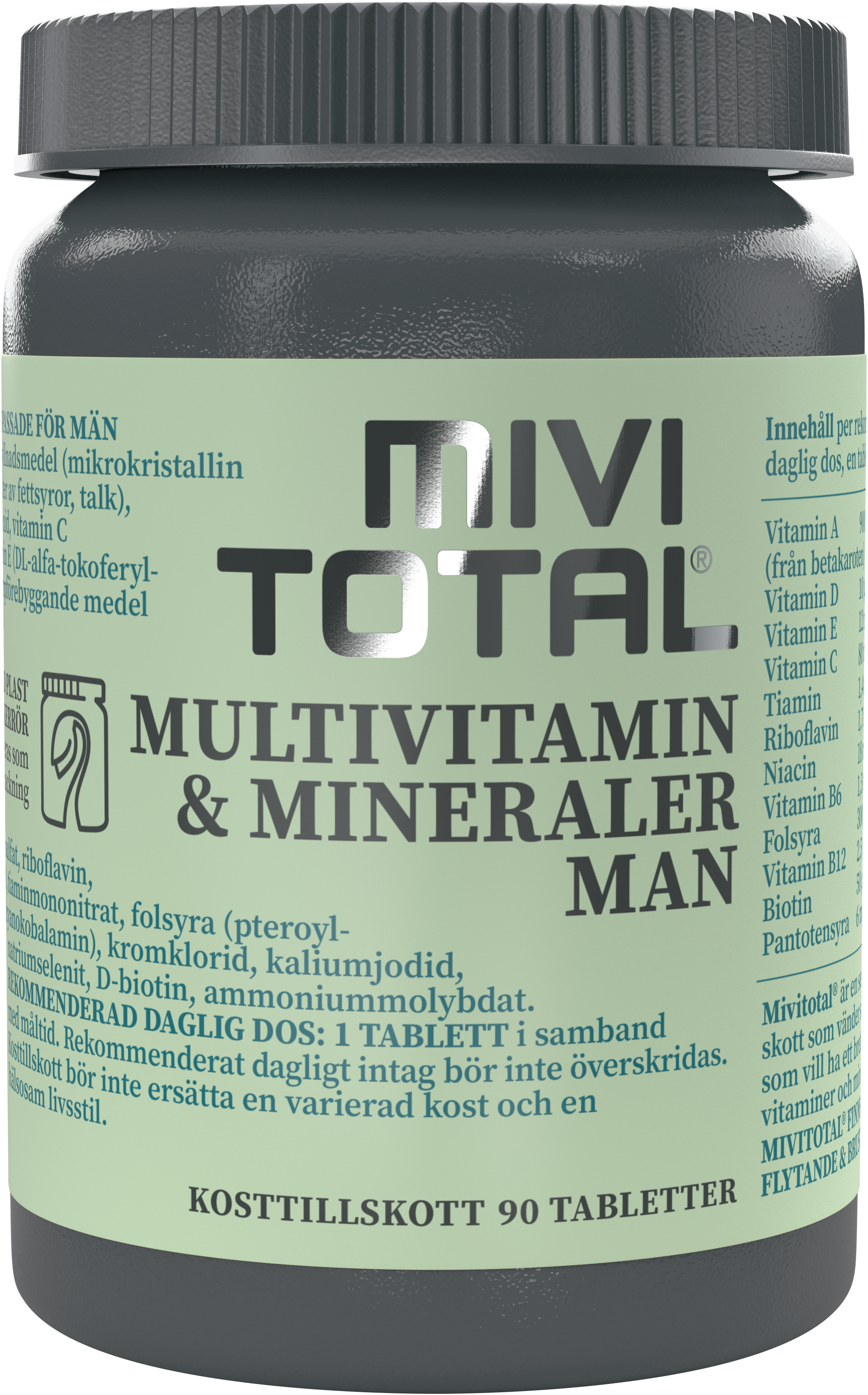 Midsona Sverige AB Mivitotal Man 90 st