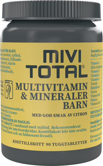 Mivitotal Multivitamin & Mineraler Barn