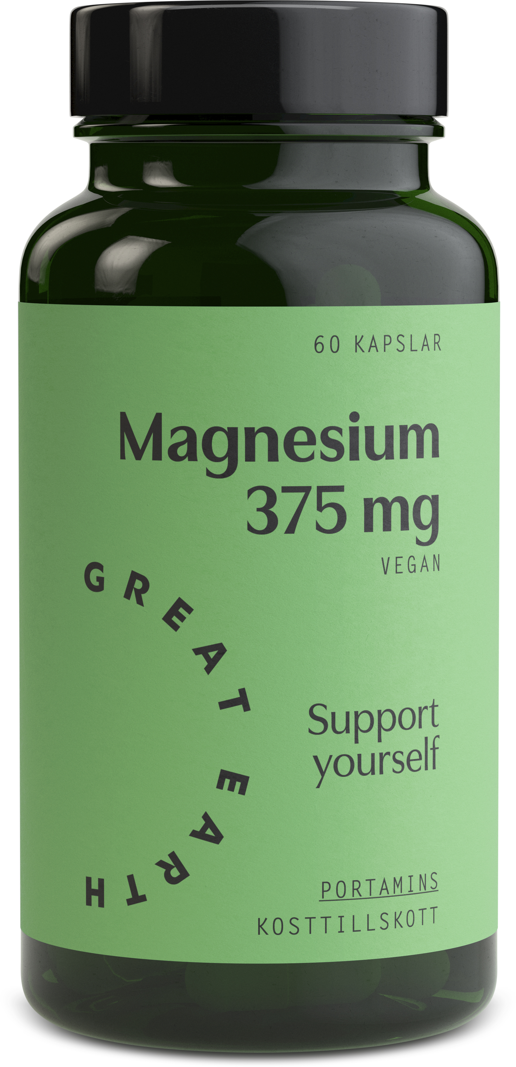 Great Earth Magnesium 375 mg kapslar 60 st