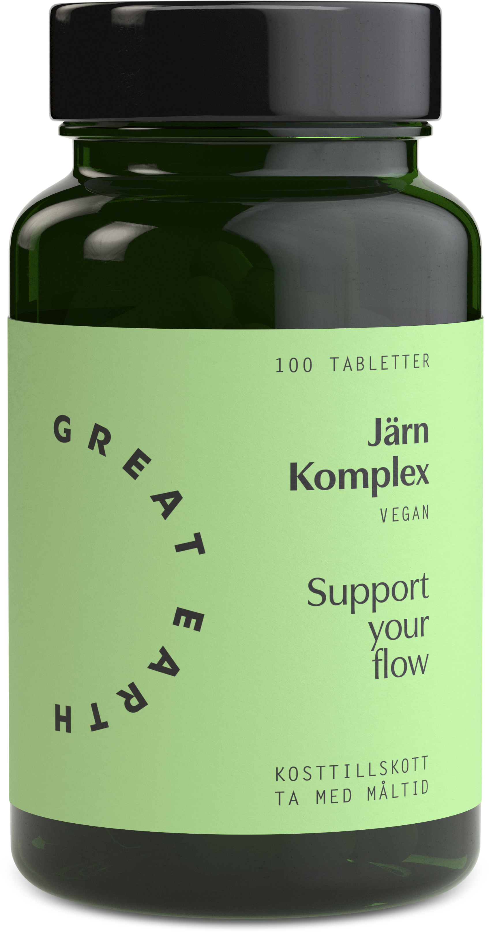 Great Earth Järn Komplex 100 st