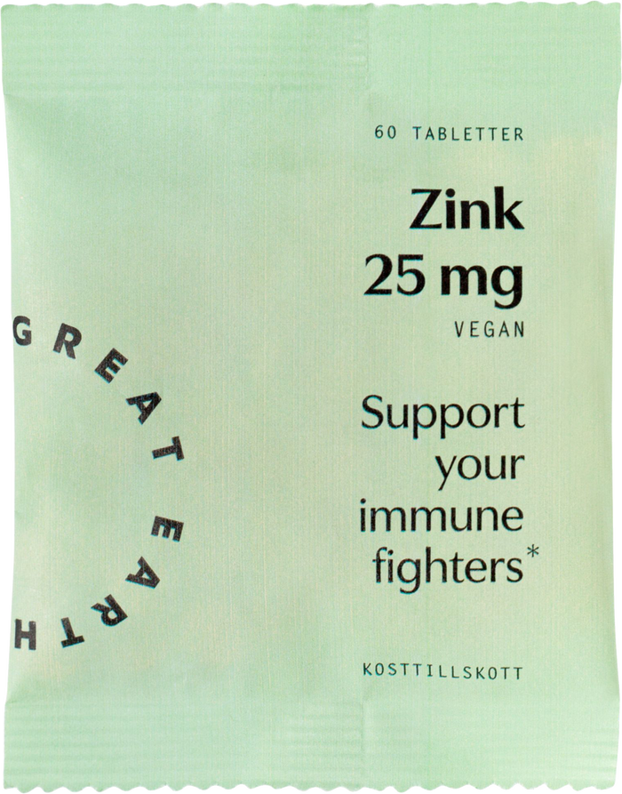 Great Earth Zink 25 mg refill