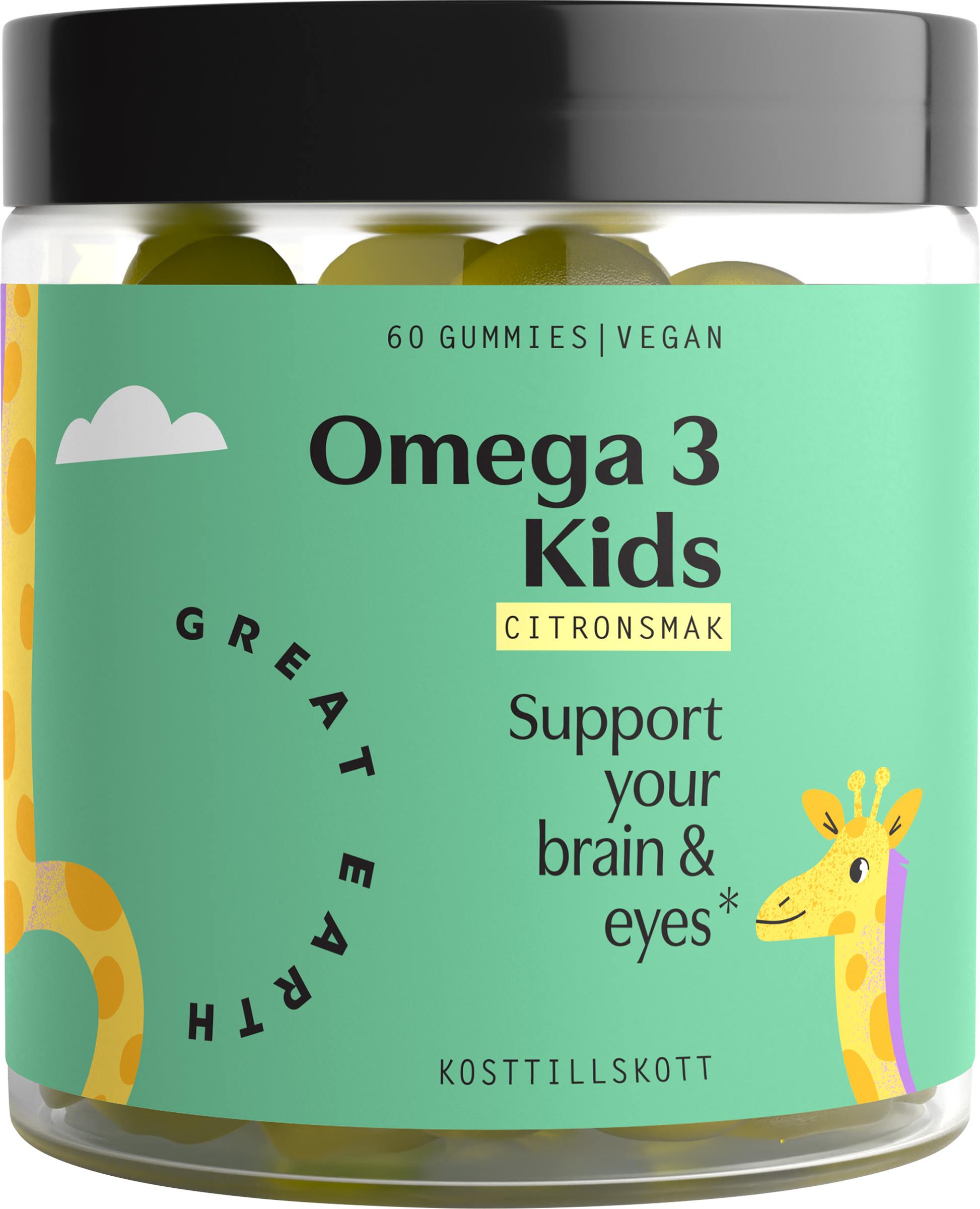 Great Earth Omega 3 Kids 60 st | Skönhet och hälsa - Hälsovård | Apoteka