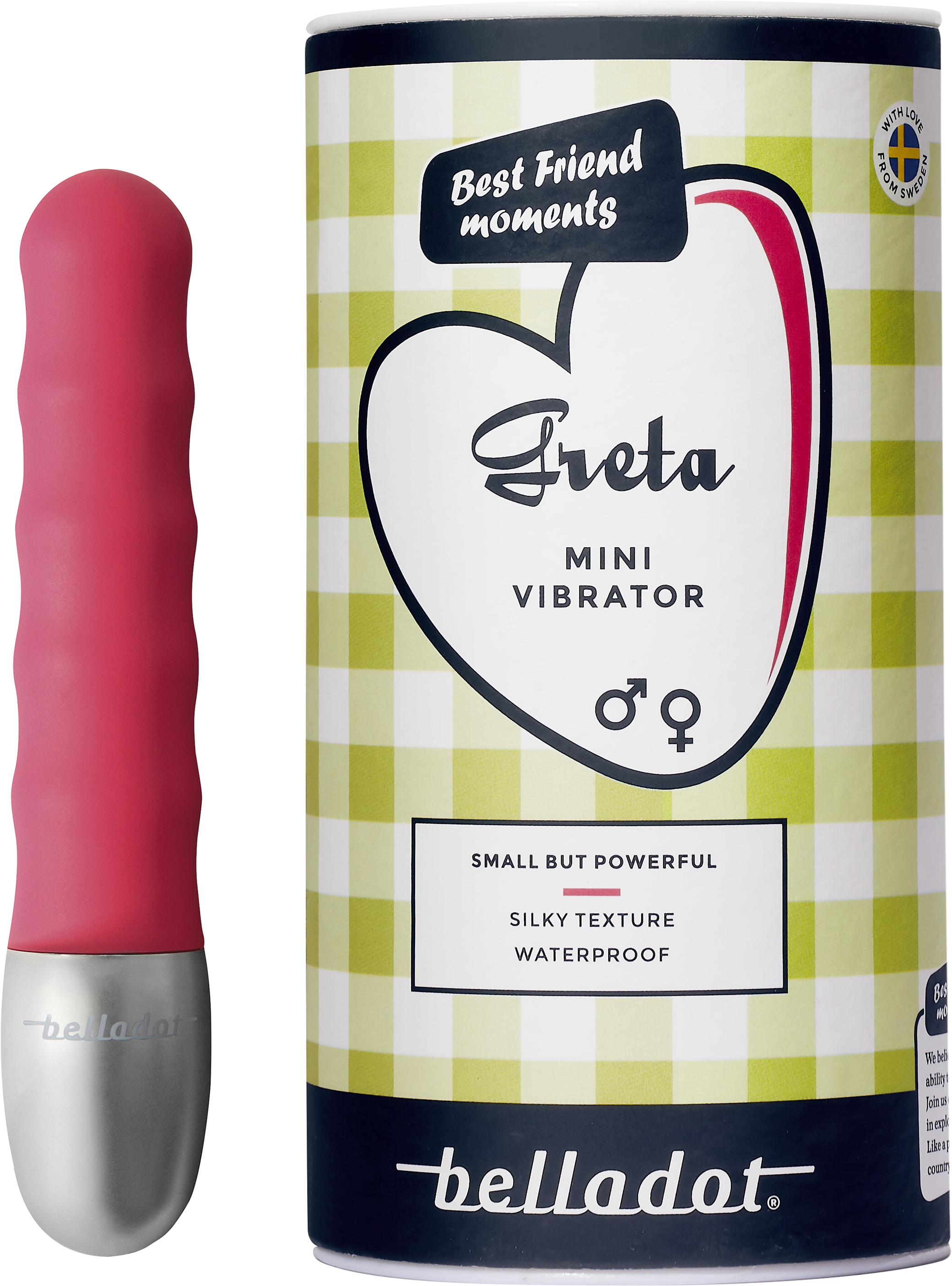 Wellnex AB Belladot Greta minivibrator röd 1 st