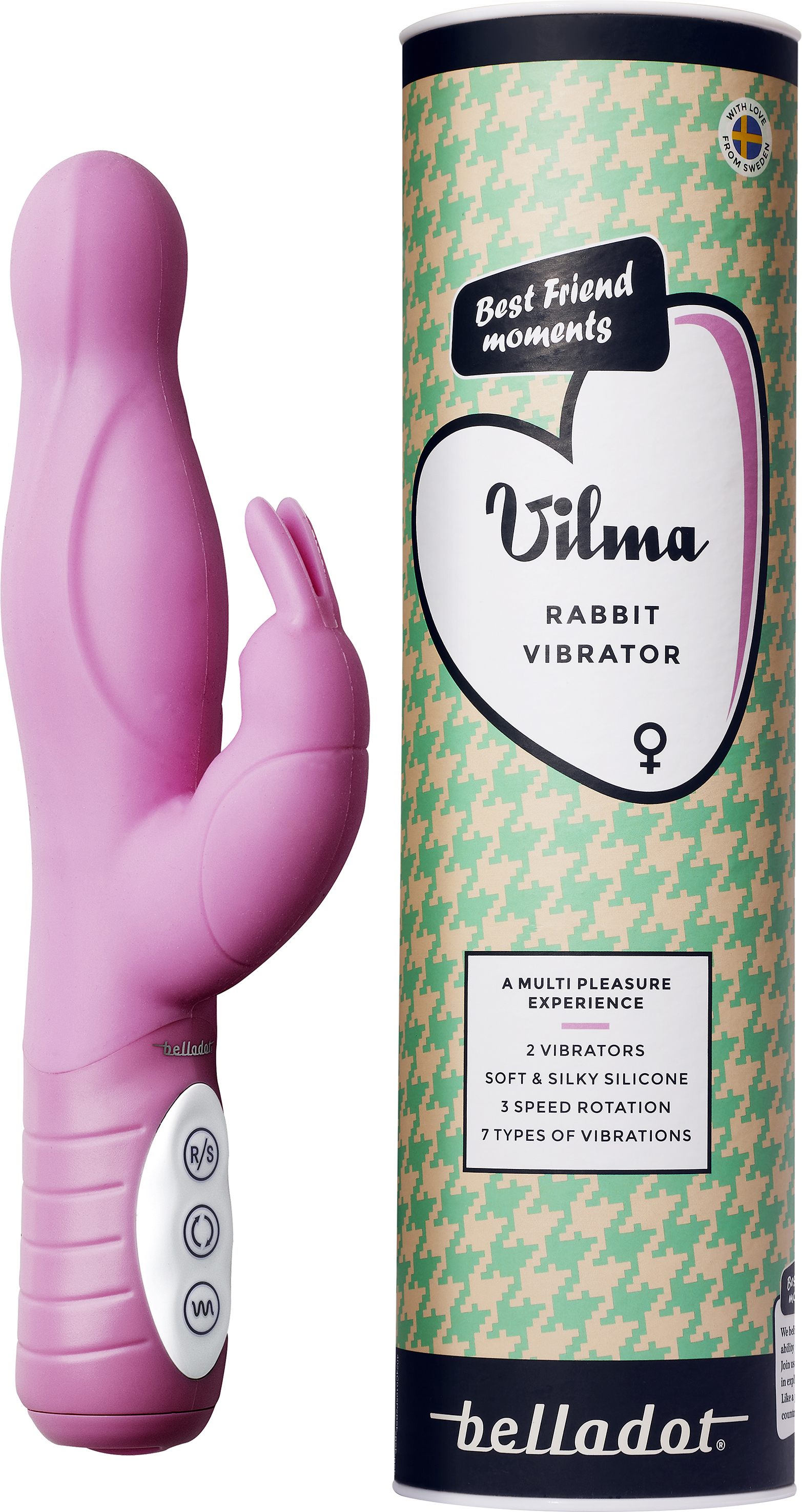 Belladot Vilma rotating rabbit vibrator 1 st