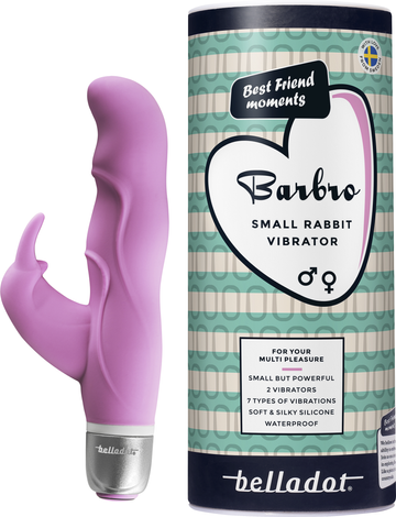 Belladot Barbro liten rabbit vibrator rosa