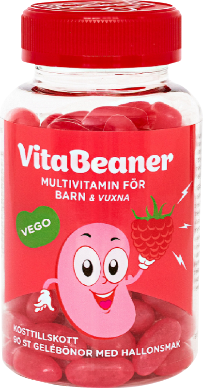 VitaBeaner hallon 90 st