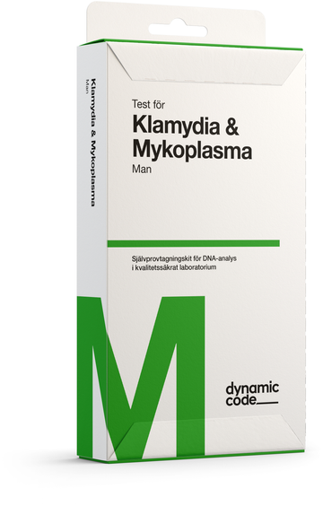 Dynamic Code DNA-test för klamydia och mykoplasma Man