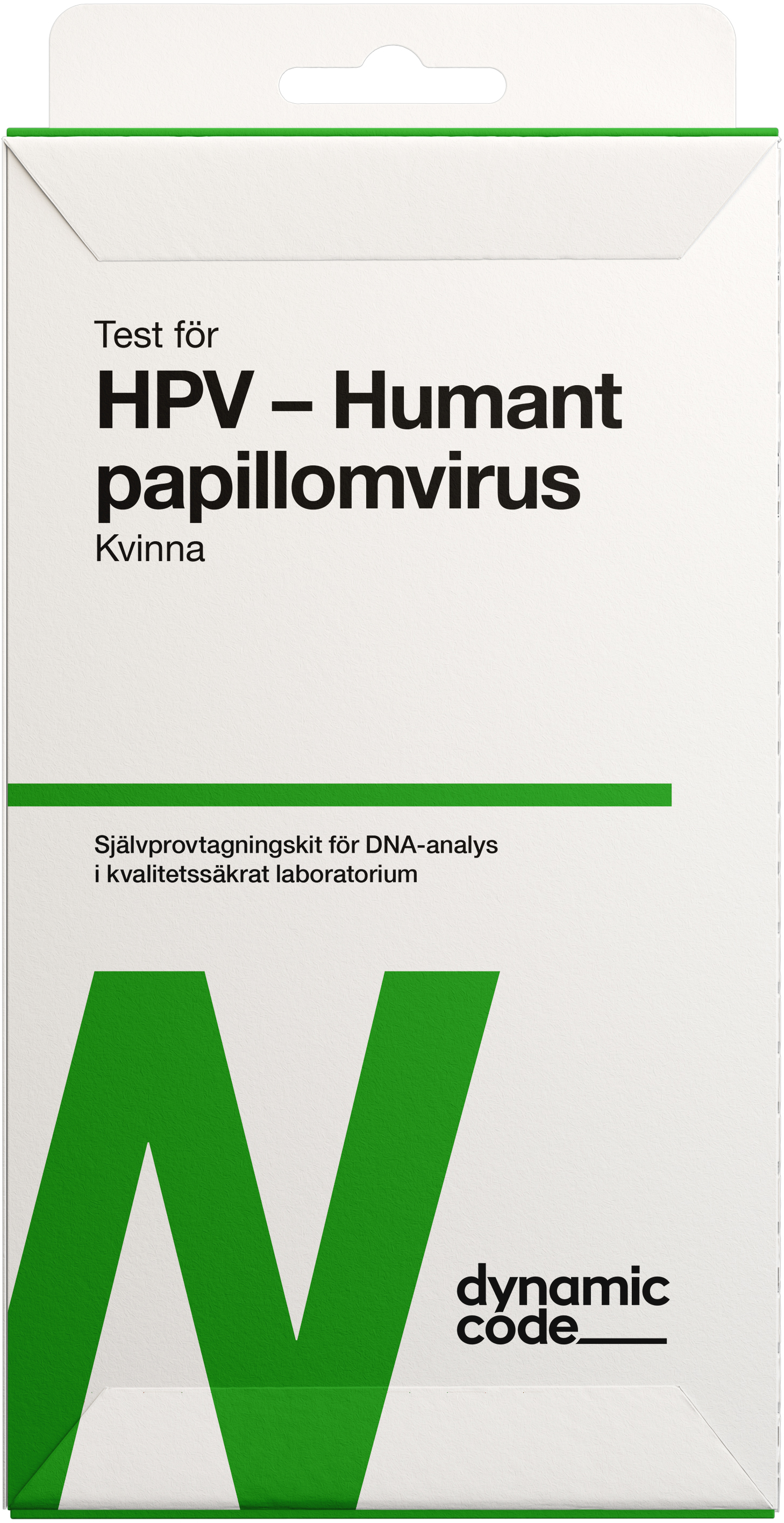 Dynamic Code HPV (Humant papillomvirus) Kvinna 1 st